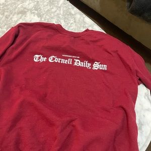 Cornell daily sun sweatshirt medium